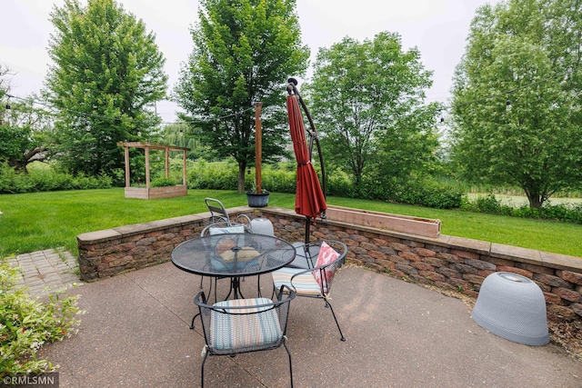 6354 151st Street Ct N, Hugo, MN 55038 - view of patio / terrace with outdoor dining area