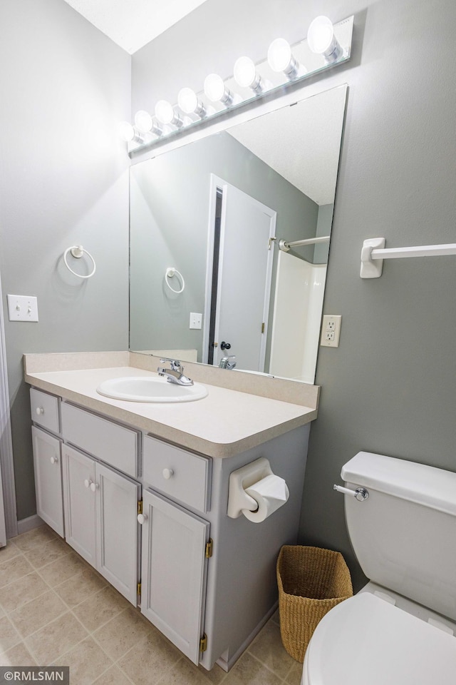 6354 151st Street Ct N, Hugo, MN 55038 - bathroom with vanity and tile patterned flooring