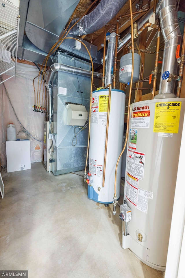 6354 151st Street Ct N, Hugo, MN 55038 - utility room with water heater