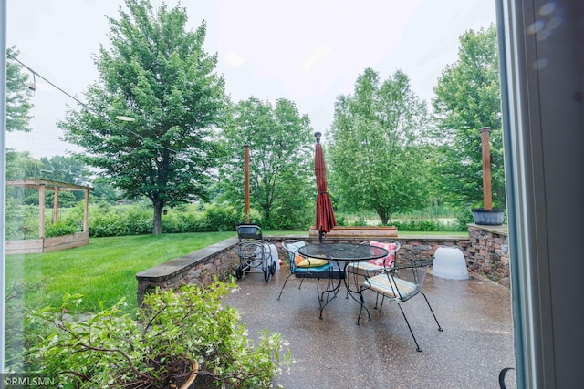 6354 151st Street Ct N, Hugo, MN 55038 - view of patio / terrace with outdoor dining space