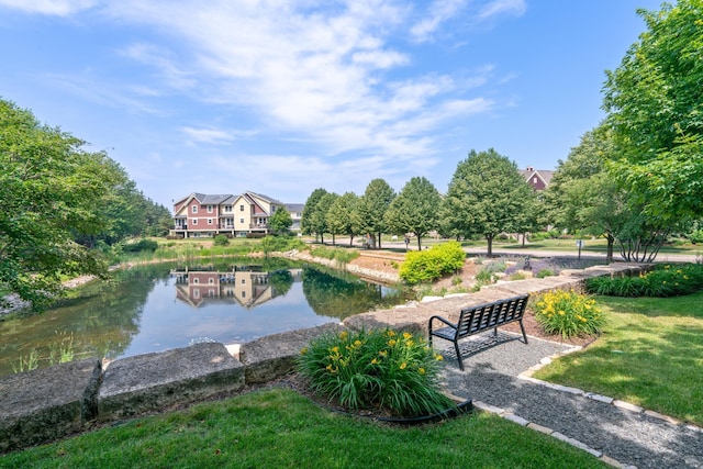 10751 Falling Water Ln Unit C, Woodbury, MN 55129 - view of swimming pool with a water view and a boat dock