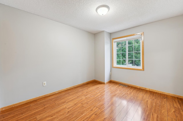 18267 Coneflower Ln, Eden Prairie, MN 55346 - empty room with light wood-style floors and a textured ceiling