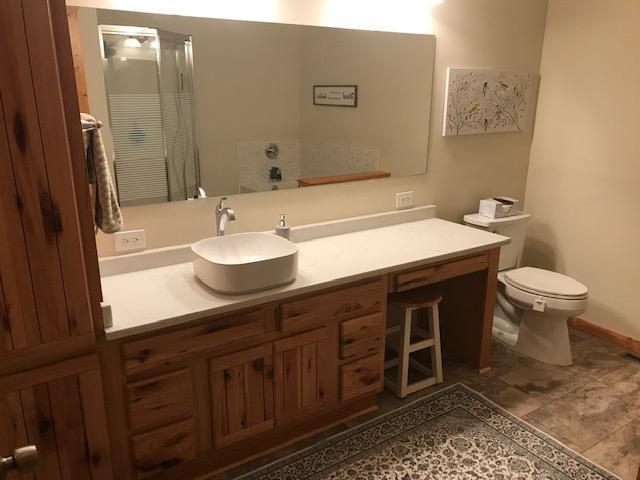 8916 Kabekona Springs Dr NW, Walker, MN 56484 - full bathroom featuring vanity and a shower