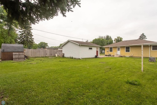 1820 5th St S, Moorhead, MN 56560 - view of yard with a storage shed