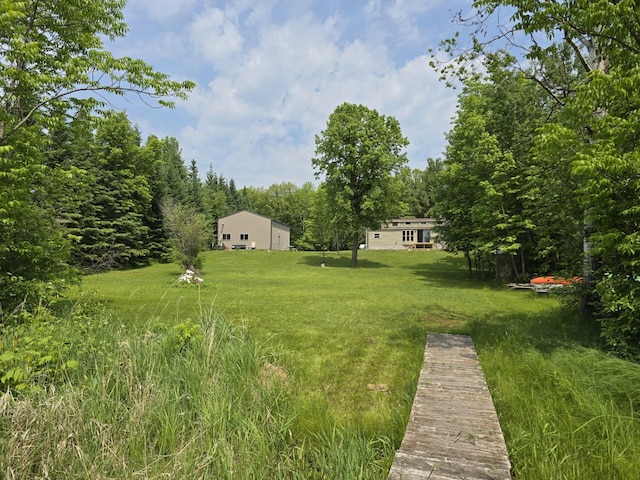 20389 640th Ln, Jacobson, MN 55752 - view of grassy yard with a view of trees