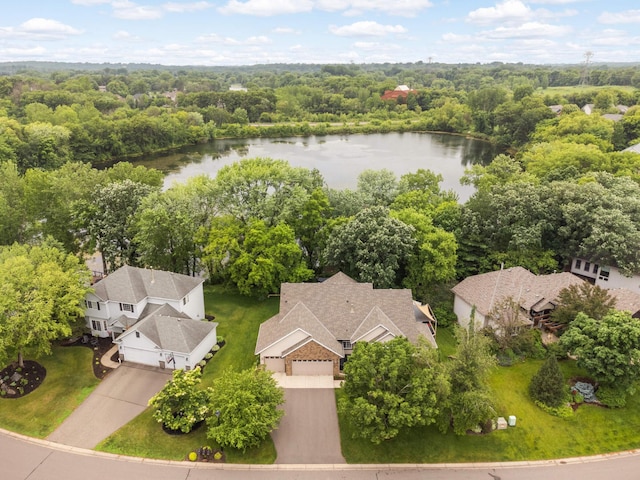 10787 Alison Way, Inver Grove Heights, MN 55077 - aerial perspective of suburban area featuring a large body of water