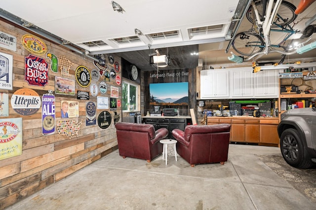 10787 Alison Way, Inver Grove Heights, MN 55077 - living area featuring concrete floors and a garage