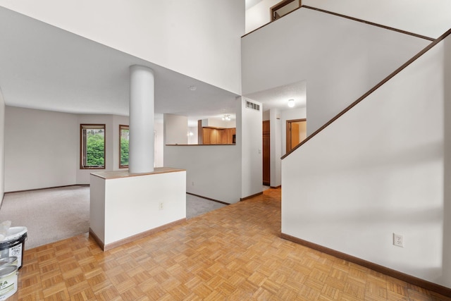 1369 Spencer Rd W, Saint Paul, MN 55108 - unfurnished living room featuring baseboards