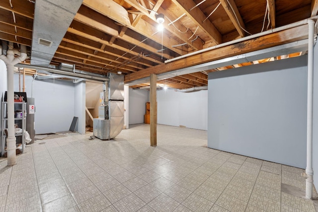 1369 Spencer Rd W, Saint Paul, MN 55108 - below grade area with heating unit