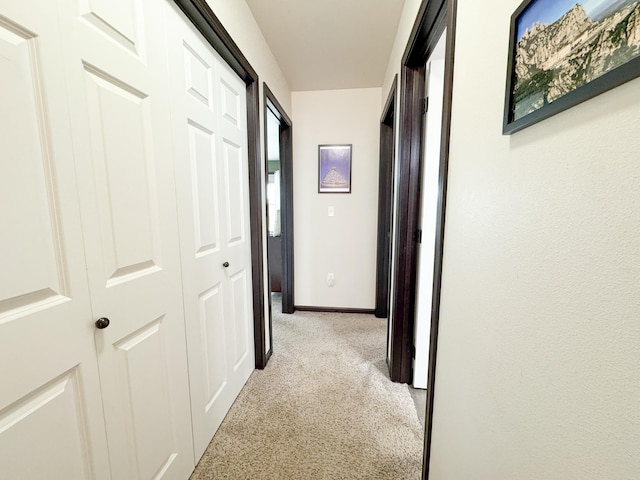 4551 15th St S, Moorhead, MN 56560 - hall featuring light carpet and baseboards