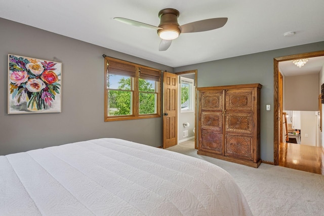 4428 Marlborough Ct, Minnetonka, MN 55345 - bedroom with carpet and ceiling fan
