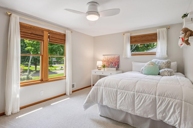 4428 Marlborough Ct, Minnetonka, MN 55345 - bedroom with light carpet and ceiling fan