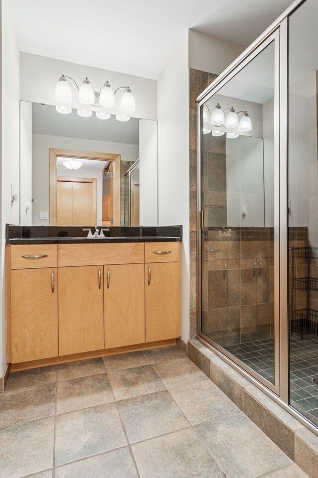 215 10th Ave S Unit 533, Minneapolis, MN 55415 - bathroom with vanity and a shower stall