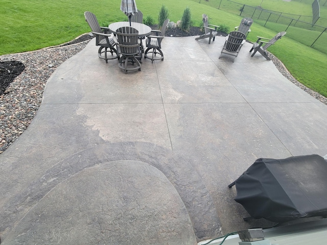 7559 Oday Ln NE, Otsego, MN 55330 - view of patio featuring outdoor dining space and a grill