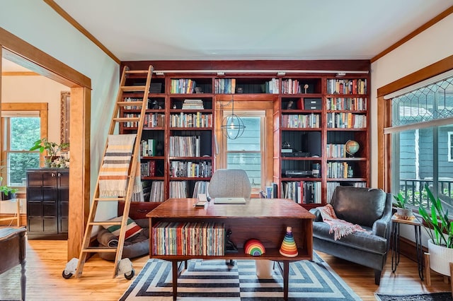 2707 Brighton Ave NE, Minneapolis, MN 55418 - office space with ornamental molding and wood finished floors