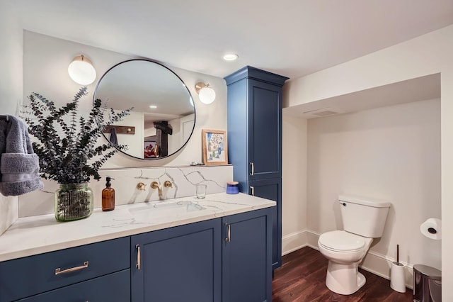2707 Brighton Ave NE, Minneapolis, MN 55418 - bathroom featuring vanity and wood finished floors