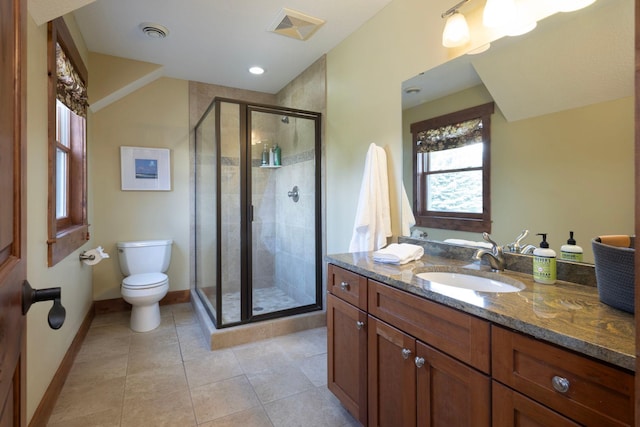 6445 County Road 26, Minnetrista, MN 55364 - bathroom featuring a garden tub, a stall shower, vanity, and tile patterned floors