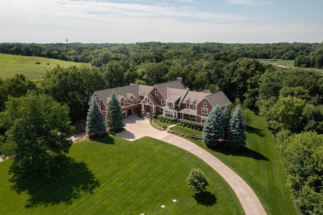 6445 County Road 26, Minnetrista, MN 55364 - view from above of property with a heavily wooded area