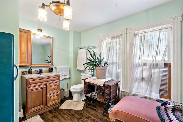 531 2nd St N, Brownton, MN 55312 - bathroom with wood finished floors and vanity