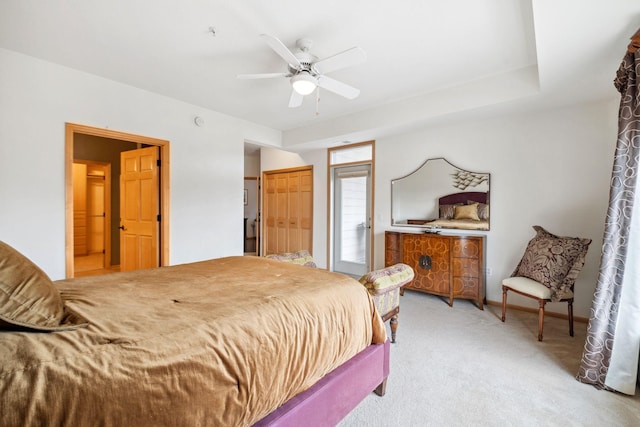 1700 Metro Blvd Unit 210, Edina, MN 55439 - bedroom with light colored carpet and a ceiling fan