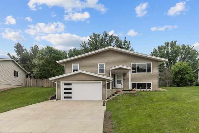 4990 148th Path W, Apple Valley, MN 55124 - bi-level home with concrete driveway and an attached garage