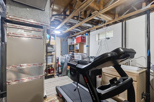 4990 148th Path W, Apple Valley, MN 55124 - workout area featuring electric panel