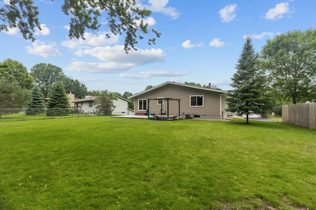 4990 148th Path W, Apple Valley, MN 55124 - back of property with a patio area