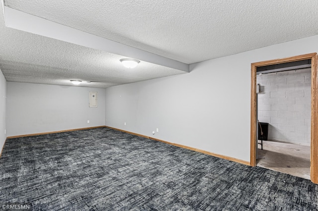 7216 Vinewood Ln N, Maple Grove, MN 55311 - finished basement featuring carpet floors and a textured ceiling