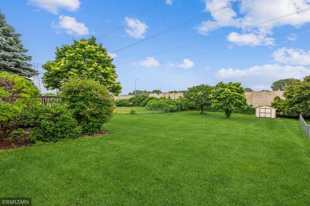 7216 Vinewood Ln N, Maple Grove, MN 55311 - view of yard with a storage shed