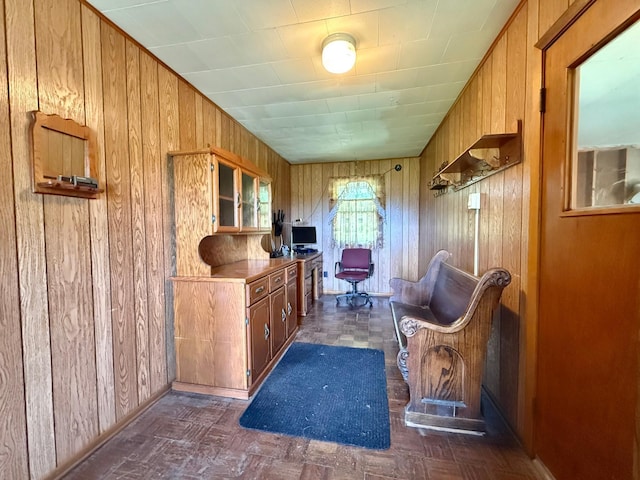 12900 350th Ave SE, Deer Park Twp, MN 56684 - office area with wood walls