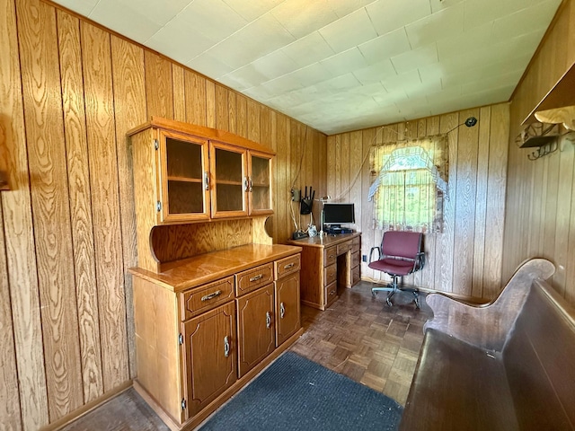 12900 350th Ave SE, Deer Park Twp, MN 56684 - office space featuring wooden walls