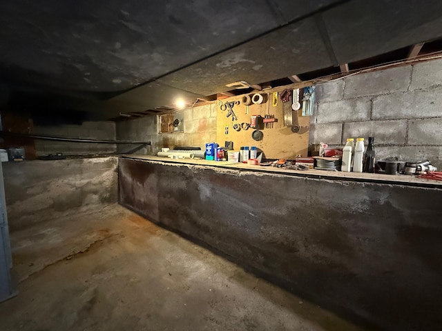 12900 350th Ave SE, Deer Park Twp, MN 56684 - view of unfinished basement