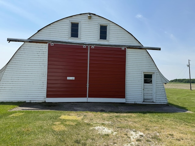 12900 350th Ave SE, Deer Park Twp, MN 56684 - view of barn with a lawn