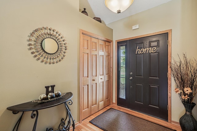 1364 Island View Dr, New Richmond, WI 54017 - entrance foyer with light wood-type flooring and baseboards