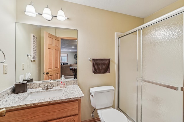 1364 Island View Dr, New Richmond, WI 54017 - bathroom featuring vanity and a stall shower