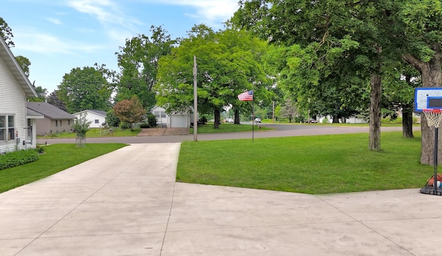 112 3rd St, Luck, WI 54853 - view of grassy yard with driveway