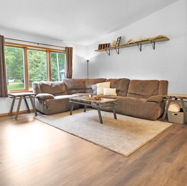 112 3rd St, Luck, WI 54853 - living area with wood finished floors