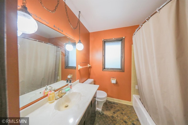 50875 Almond Ave, Nessel Twp, MN 55080 - full bath with vanity and shower / bath combination with curtain
