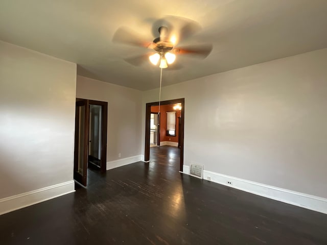3306 Humboldt Ave N, Minneapolis, MN 55412 - spare room with ceiling fan and wood finished floors