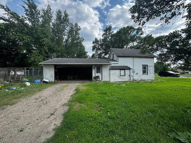 201 Harrison Ave, Sacred Heart, MN 56285 - view of front of property featuring driveway and an attached garage