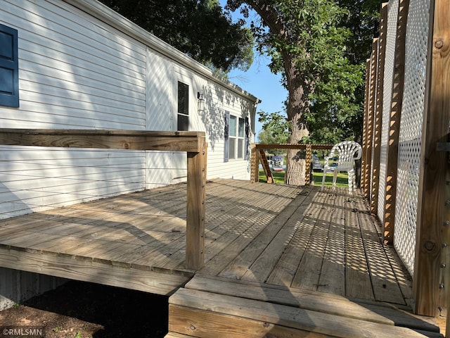 13496 Campfire Cir, South Haven, MN 55382 - view of wooden terrace