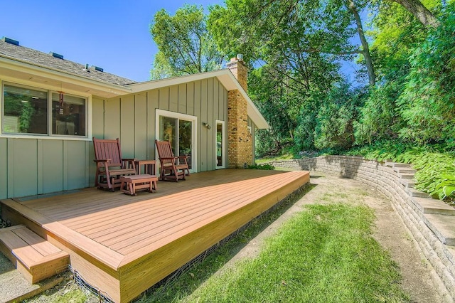1755 Ranier Ln N, Plymouth, MN 55447 - view of wooden deck