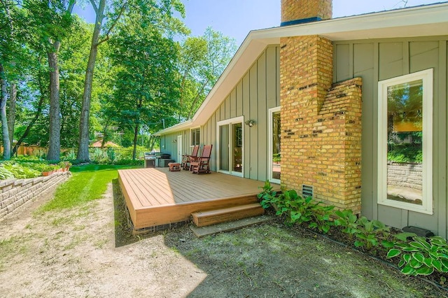 1755 Ranier Ln N, Plymouth, MN 55447 - view of wooden terrace