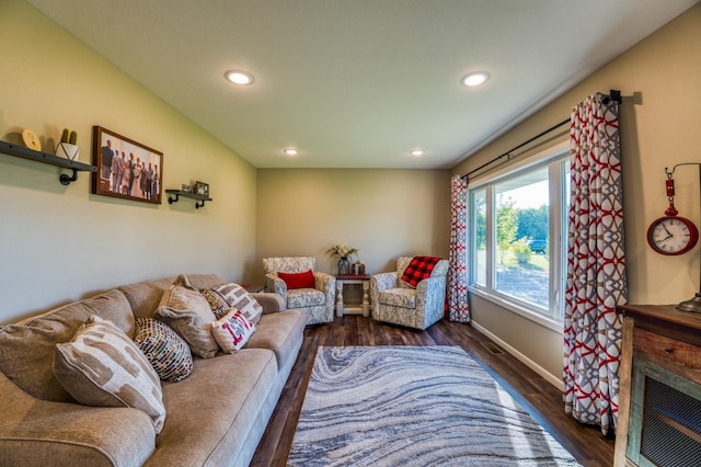 329 Kelliher Rd SW, Kelliher, MN 56650 - living area featuring recessed lighting and wood finished floors