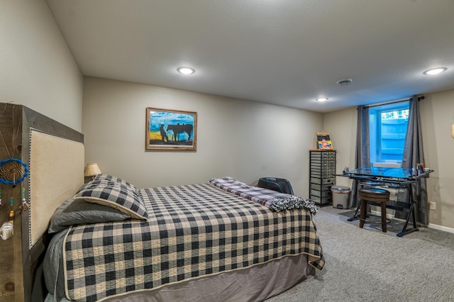 329 Kelliher Rd SW, Kelliher, MN 56650 - bedroom with carpet flooring and recessed lighting