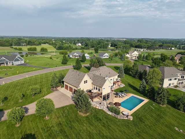19270 Foxfield Dr, Credit River Twp, MN 55372 - bird's eye view of a pool area