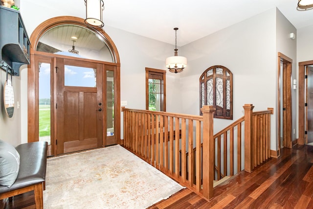 19270 Foxfield Dr, Credit River Twp, MN 55372 - foyer featuring wood finished floors