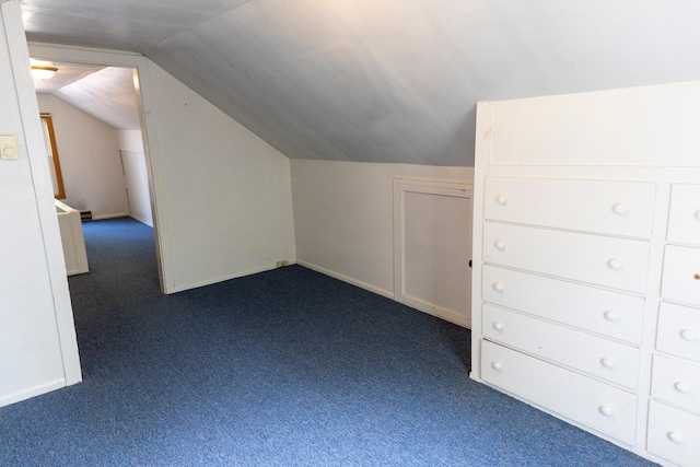 24660 US Highway 2 SE, Knute Twp, MN 56556 - bonus room with dark colored carpet and lofted ceiling