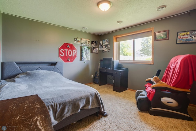 1083 Parkway Ln, West Fargo, ND 58078 - carpeted bedroom featuring a textured ceiling