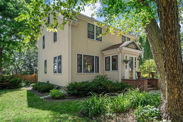123 Franklin Ave, Owatonna, MN 55060 - view of front of property featuring stucco siding